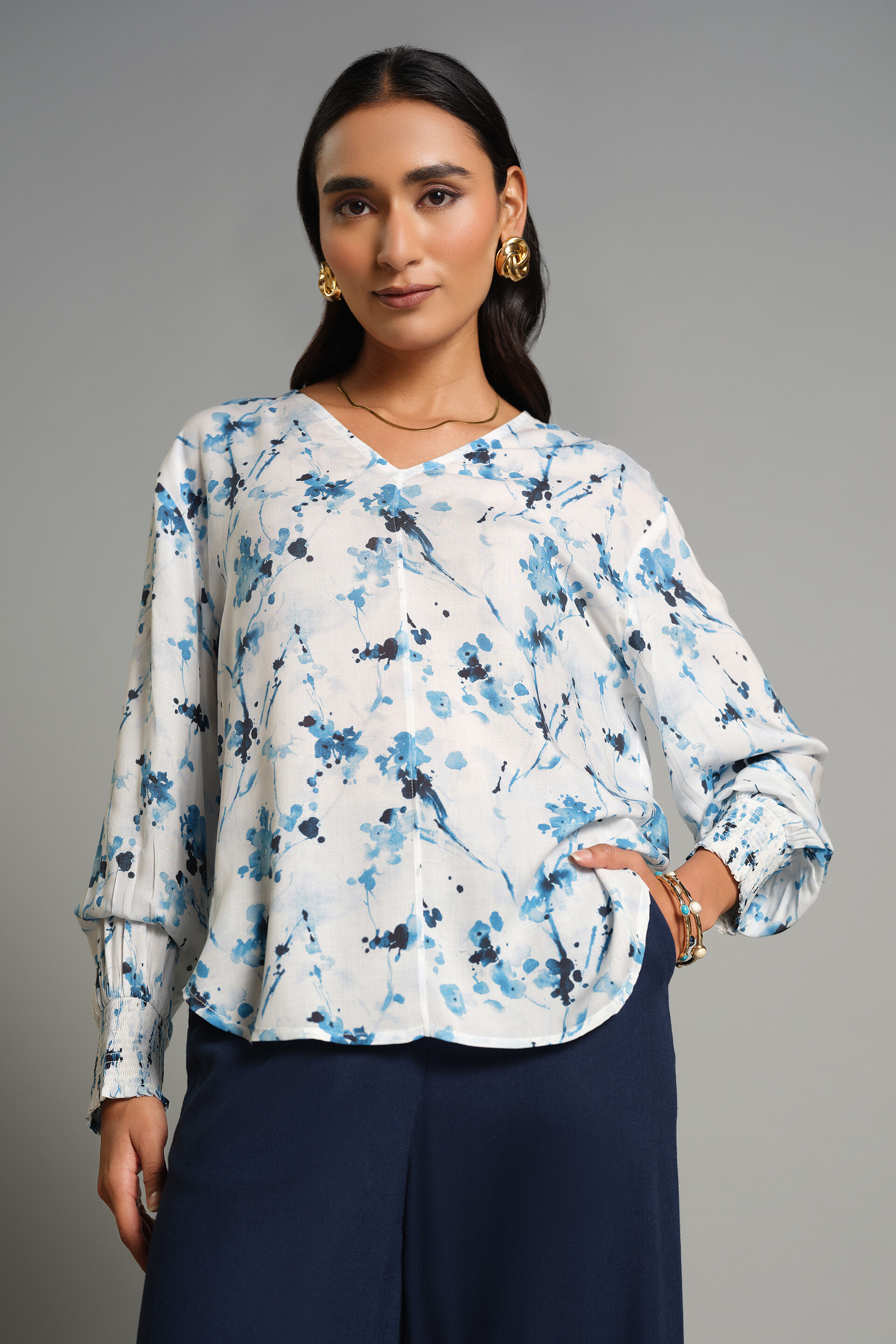 Zamora Top, Blue, image 1